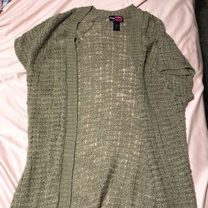 Short sleeve cardigan